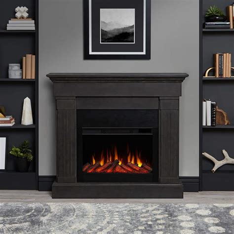 Real Flame Crawford Slimline 47 in. Freestanding Electric Fireplace in